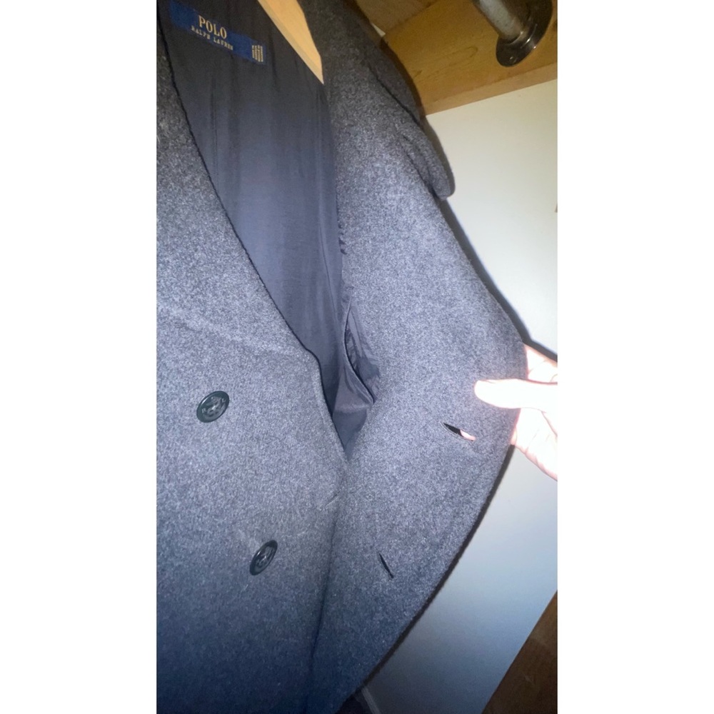 Mens wool Ralph Lauren peacoat size 42R . - Picture 5 of 8